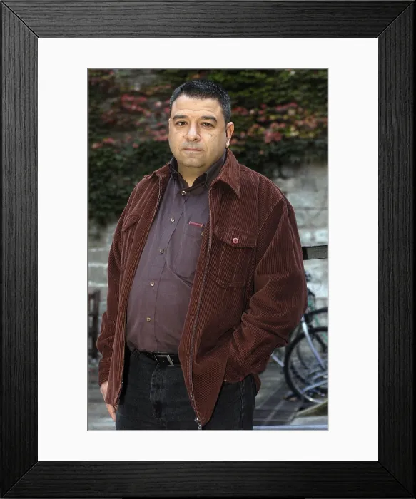 Framed Print : GuerraLuis Miguel (1963 - ). Spanish writer. Oscar Elias / AISA / Everett Collection (189477)**US SALES ONLY**