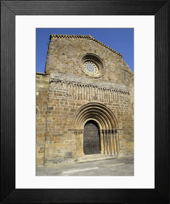 Framed Print : Monastery of Veruela. 1146. SPAIN. Vera de Moncayo. Faade. Romanesque art. Architecture. AISA / Everett Collection**US SALES ONLY** Framed Print : Monastery of Veruela. 1146. SPAIN. Vera de Moncayo. Faade. Romanesque art. Architecture. AISA / Everett Collection**US SALES ONLY**