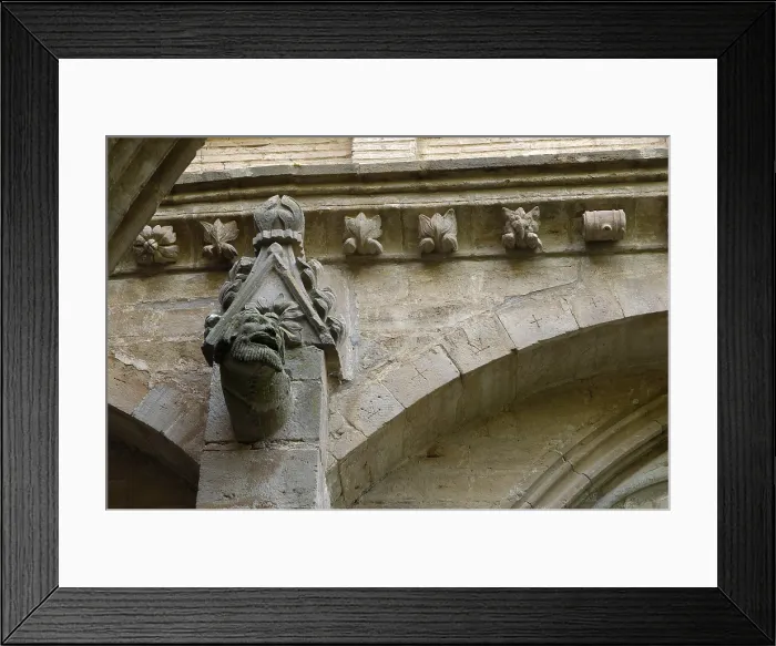 Framed Print : Monastery of Veruela. 1146. SPAIN. Vera de Moncayo. Detail of the cloister. Cistercian art. Sculpture. AISA / Everett Collection**US SALES ONLY** Framed Print : Monastery of Veruela. 1146. SPAIN. Vera de Moncayo. Detail of the cloister. Cistercian art. Sculpture. AISA / Everett Collection**US SALES ONLY**