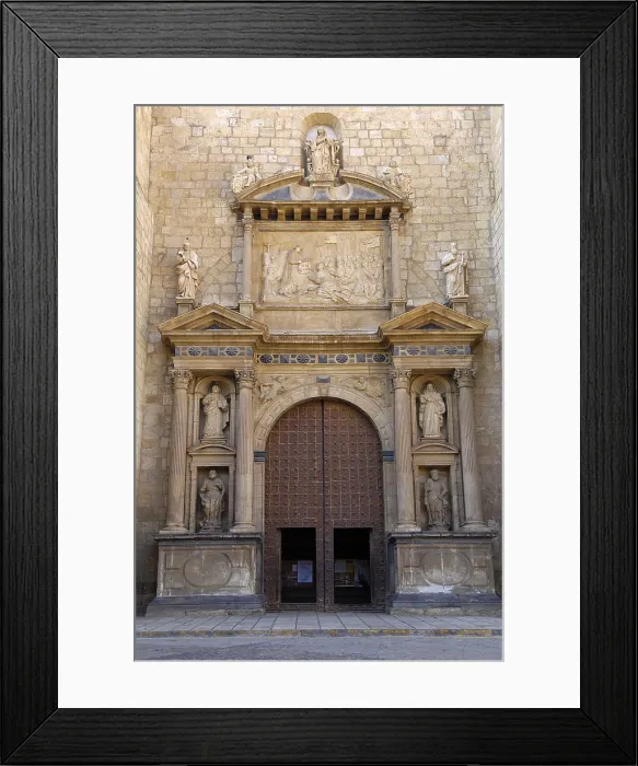 Framed Print : SPAIN. Daroca. Collegiate Church of Santa Mara de los Corporales. Faade. Renaissance art. AISA / Everett Collection**US SALES ONLY** Framed Print : SPAIN. Daroca. Collegiate Church of Santa Mara de los Corporales. Faade. Renaissance art. AISA / Everett Collection**US SALES ONLY**