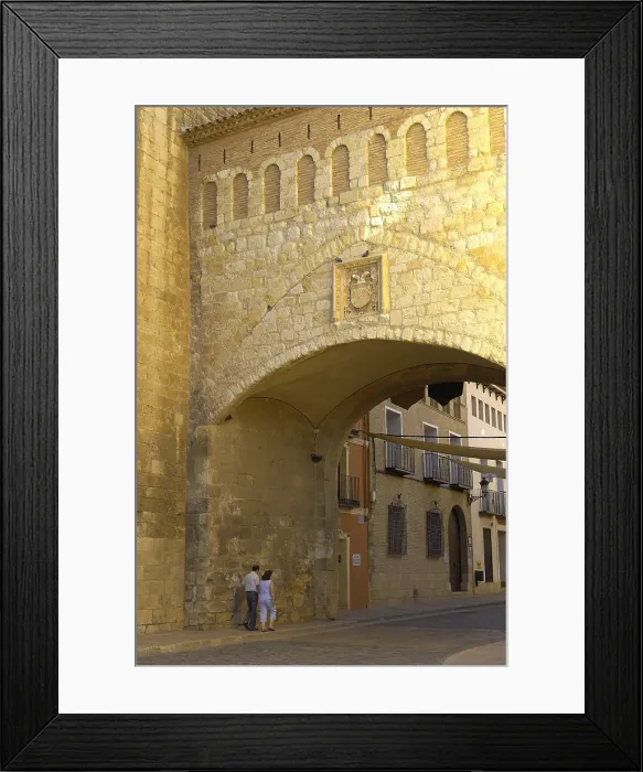 Framed Print : SPAIN. Daroca. Puerta Baja (Low Gate). AISA / Everett Collection**US SALES ONLY**