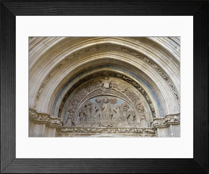 Framed Print : SPAIN. Daroca. Collegiate Church of Santa Mara de los Corporales. Gate of Mercy (15th c.). Gothic art. AISA / Everett Collection**US SALES ONLY** Framed Print : SPAIN. Daroca. Collegiate Church of Santa Mara de los Corporales. Gate of Mercy (15th c.). Gothic art. AISA / Everett Collection**US SALES ONLY**