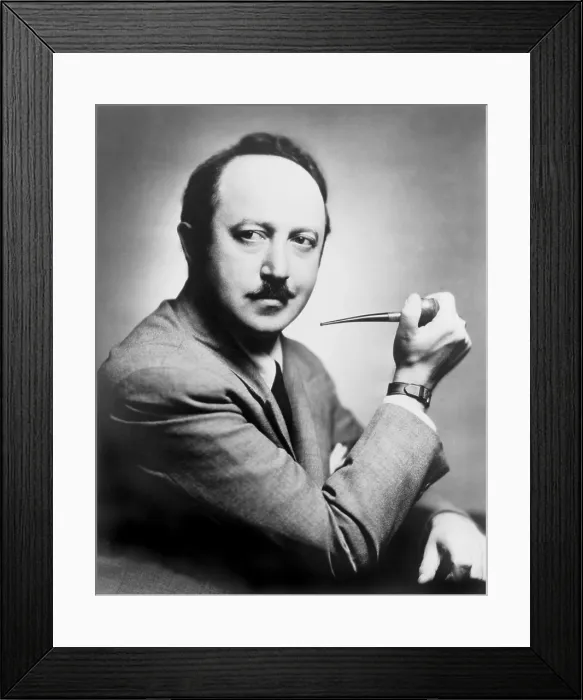 Framed Print : Joseph Auslander (1897-1965) American novelist and poet, whose poetry on war themes was used to promote war bonds in WWII