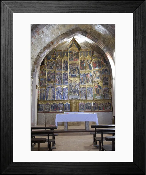 Framed Print : SPAIN. Anento. Gothic altarpiece of the church. AISA / Everett Collection**US SALES ONLY**