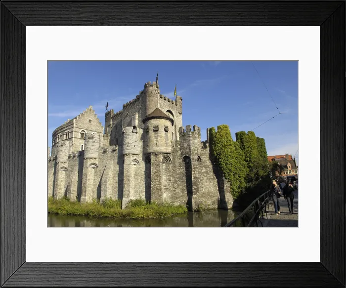 Framed Print : BELGIUM. Ghent. Gravensteen 12th c. - Rafa Perez / Iberfoto / Everett Collection (325566)**US SALES ONLY** Framed Print : BELGIUM. Ghent. Gravensteen 12th c. - Rafa Perez / Iberfoto / Everett Collection (325566)**US SALES ONLY**