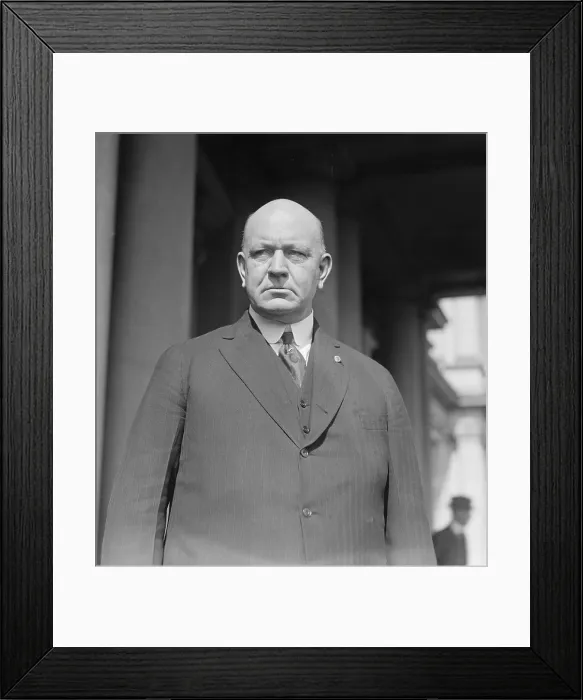 Framed Print : Edwin Denby (1870-1929), was Secretary of the Navy and a protegee of Secretary of War, John Weeks