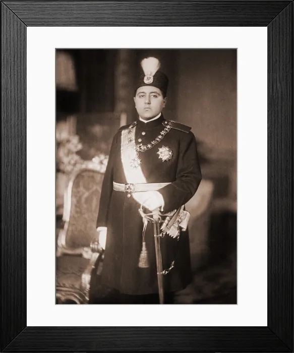 Framed Print : Ahmad Shah Qajar (1897-1929), the last Shah of the Qajar Dynasty that ruled Iran from 1796 to 1925, before he was deposed by Reza Shah Pahlavi. Ca. 1920 Framed Print : Ahmad Shah Qajar (1897-1929), the last Shah of the Qajar Dynasty that ruled Iran from 1796 to 1925, before he was deposed by Reza Shah Pahlavi. Ca. 1920