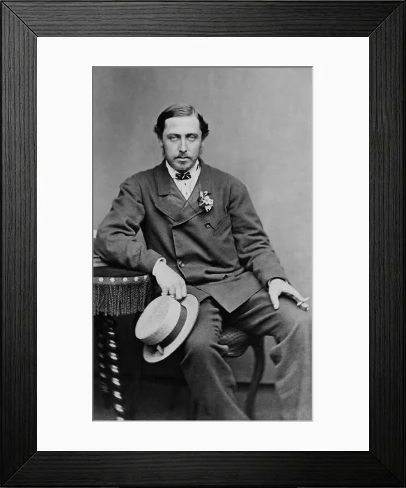 Framed Print : Alfred, Duke of Saxe-Coburg and Gotha (1844-1900), the second son and fourth child of Queen Victoria and Prince Albert, ca. 1875 Framed Print : Alfred, Duke of Saxe-Coburg and Gotha (1844-1900), the second son and fourth child of Queen Victoria and Prince Albert, ca. 1875