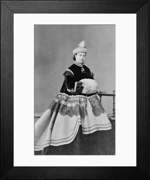 Framed Print : Crown Princess of Prussia, daughter of Queen Victoria of Great Britain and mother of Kaiser William II (1859-1941). Ca. 1867 Framed Print : Crown Princess of Prussia, daughter of Queen Victoria of Great Britain and mother of Kaiser William II (1859-1941). Ca. 1867