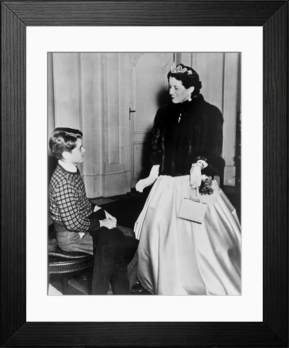 Framed Print : Robert Kennedy with his formally dressed mother, Rose Kennedy, in 1937, when Joseph P. Kennedy was the U.S. ambassador to Great Britain Framed Print : Robert Kennedy with his formally dressed mother, Rose Kennedy, in 1937, when Joseph P. Kennedy was the U.S. ambassador to Great Britain