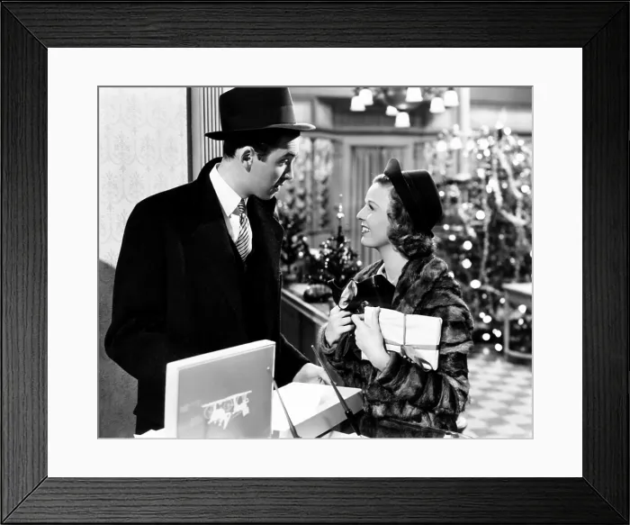 Framed Print : THE SHOP AROUND THE CORNER, from left, James Stewart, Margaret Sullavan, 1940
