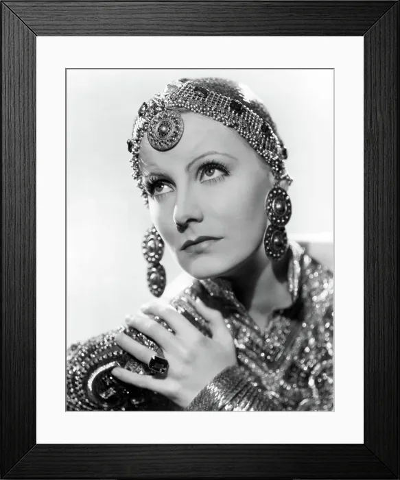 Framed Print : MATA HARI, Greta Garbo, portrait by Clarence Sinclair Bull, 1931