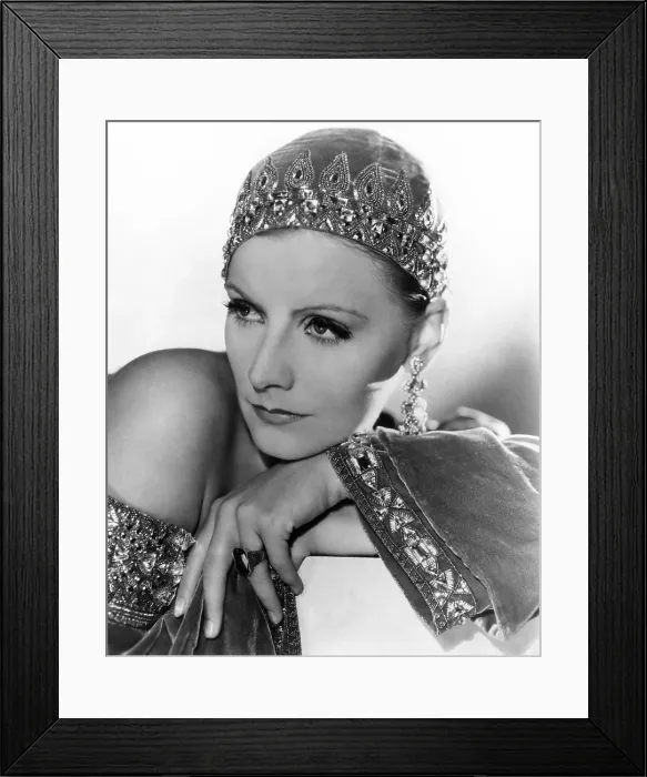 Framed Print : MATA HARI, Greta Garbo, portrait by Clarence Sinclair Bull, 1931