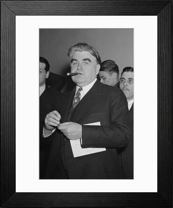 Framed Print : John L. Lewis, President of the United Mine Workers Union. Mar. 8, 1937. (BSLOC_2013_6_94) Framed Print : John L. Lewis, President of the United Mine Workers Union. Mar. 8, 1937. (BSLOC_2013_6_94)