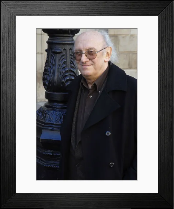 Framed Print : MarkarisPetros (1937 - ). Greek writer. Oscar Elias / AISA / Everett Collection (189500)**US SALES ONLY**