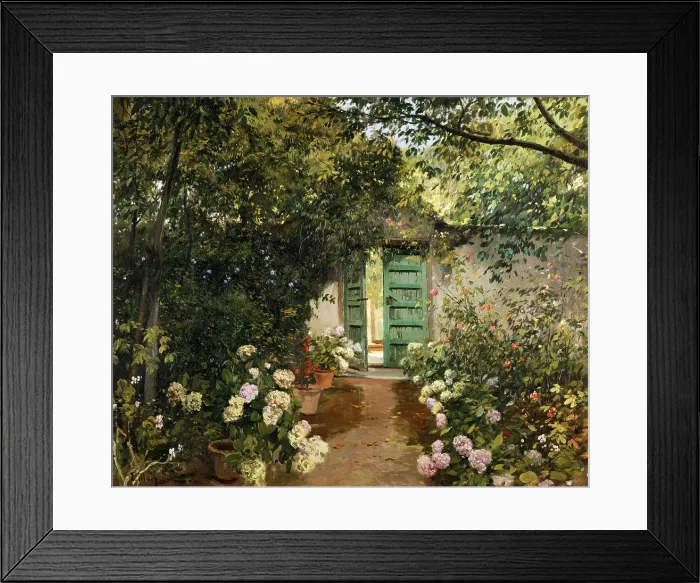 Framed Print : MEIFREN I ROIG, Eliseu (1859-1940). Garden. Impressionism. Oil on canvas. - Iberfoto / Everett Collection (133272)**US SALES ONLY** Framed Print : MEIFREN I ROIG, Eliseu (1859-1940). Garden. Impressionism. Oil on canvas. - Iberfoto / Everett Collection (133272)**US SALES ONLY**
