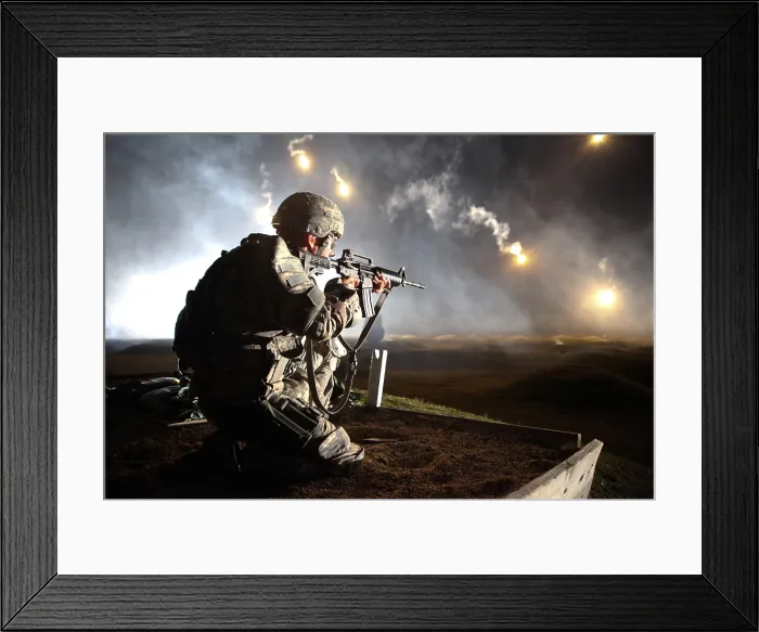 Framed Print : Sgt. Larry J. Isbell during the Army's 10th annual Best Warrior Competition held on Fort Lee Virginia. The photo was taken by Spc