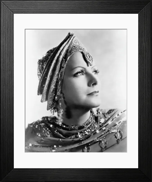 Framed Print : MATA HARI, Greta Garbo, portrait by Clarence Sinclair Bull, 1931