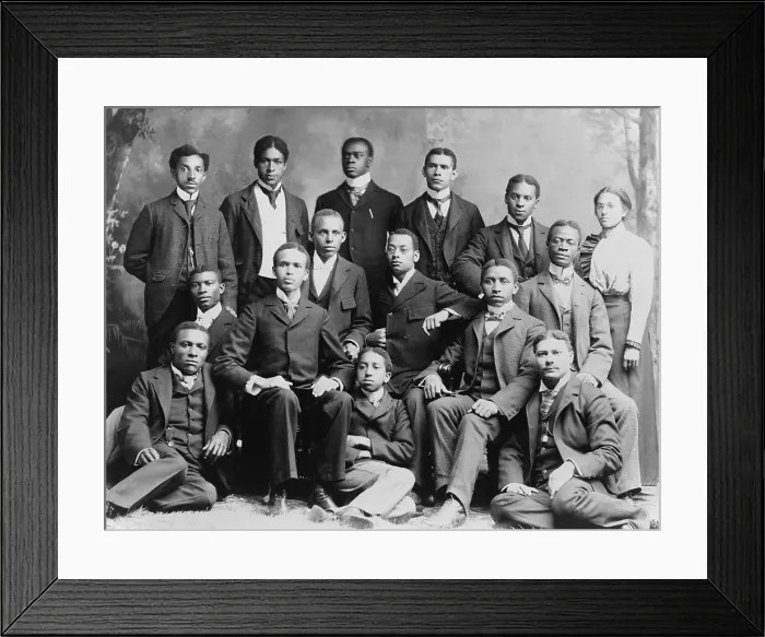 Framed Print : African American academic students at Roger Williams University in Nashville, Tennessee, ca. 1899
