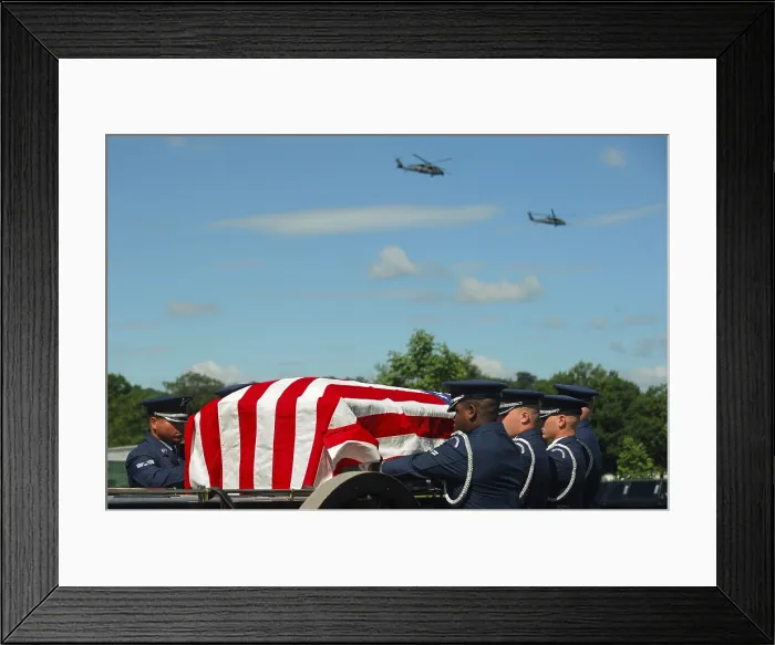 Framed Print : Funeral of US Air Force Capt. David A. Wisniewski who died July 2 2010 from injuries suffered during a helicopter crash in Afghanistan Framed Print : Funeral of US Air Force Capt. David A. Wisniewski who died July 2 2010 from injuries suffered during a helicopter crash in Afghanistan
