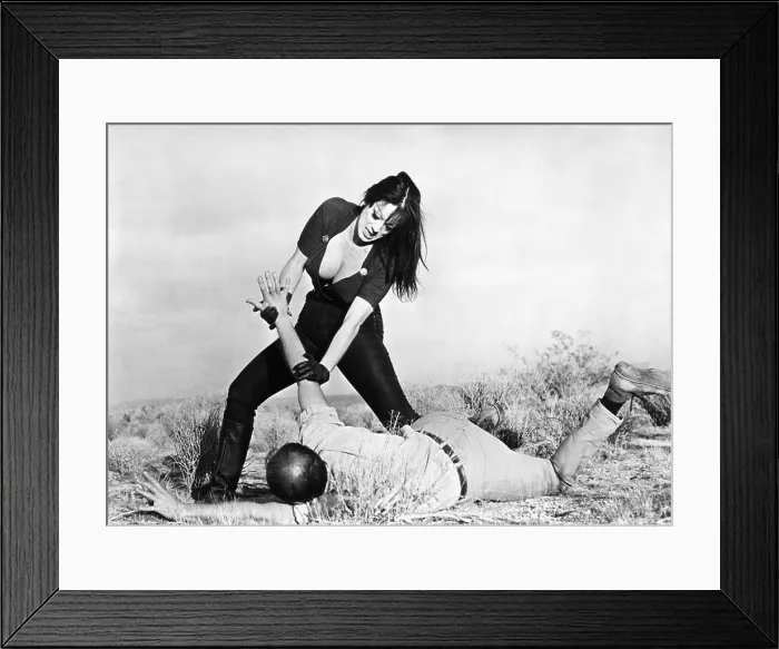 Framed Print : FASTER, PUSSYCAT! KILL! KILL!, Tura Satana, Paul Trinka, 1965