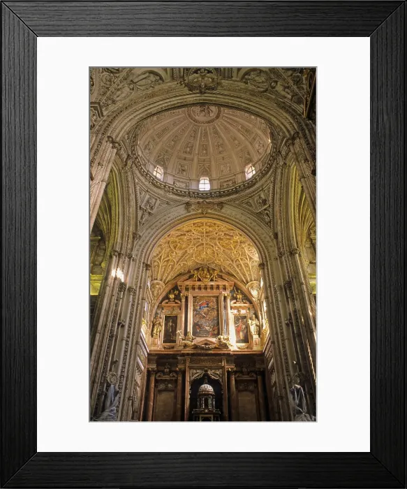Framed Print : SPAIN. Cordoba. Mezquita (Mosque). Mosque Cathedral. Christian area. Vault of transept. - Lucas Vallecillos / Iberfoto / Everett Collection (487813)**US SALES ONLY** Framed Print : SPAIN. Cordoba. Mezquita (Mosque). Mosque Cathedral. Christian area. Vault of transept. - Lucas Vallecillos / Iberfoto / Everett Collection (487813)**US SALES ONLY**