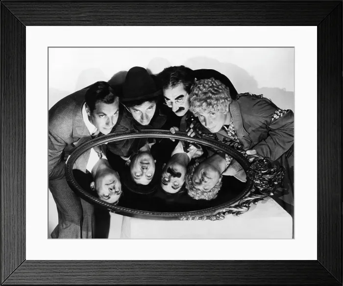 Framed Print : DUCK SOUP, Zeppo Marx, Chico Marx, Groucho Marx, Harpo Marx, 1933