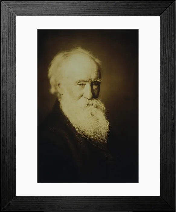 Framed Print : John Burroughs (1837-1921), wrote on nature subjects and inspired the early conservation movement