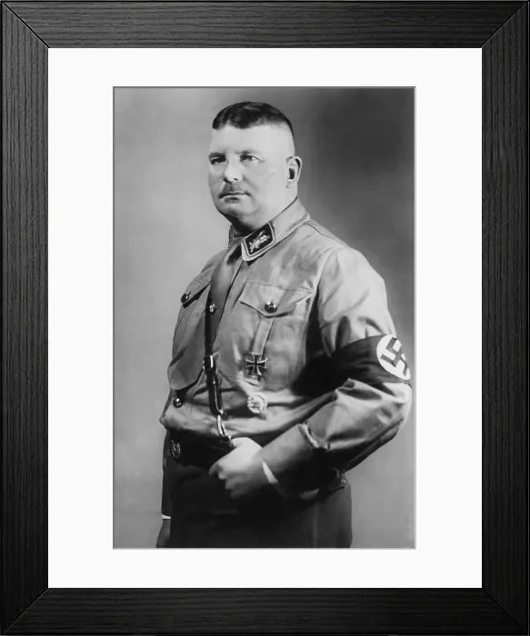 Framed Print : Ernst Roehm (1887-1934), was a German army officer and founder of the Nazi Stormtroopers, the Nazi Party militia Framed Print : Ernst Roehm (1887-1934), was a German army officer and founder of the Nazi Stormtroopers, the Nazi Party militia
