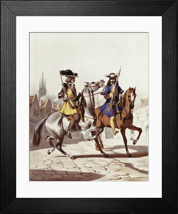 Framed Print : France (s. XVII). Kingdom of Louis XIV. Police troops. Litography. FRANCE. Paris. Army Museum. AISA / Everett Collection**US SALES ONLY** Framed Print : France (s. XVII). Kingdom of Louis XIV. Police troops. Litography. FRANCE. Paris. Army Museum. AISA / Everett Collection**US SALES ONLY**