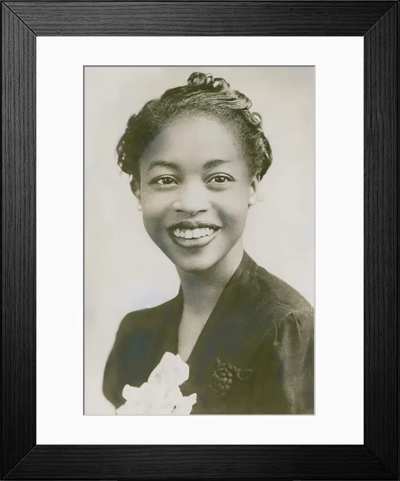 Framed Print : Margaret Walker (1915-1998), pioneering African American poet, novelist and critic, is best known for her 1943 poem, FOR MY PEOPLE, and the novel JUBILEE (1966)