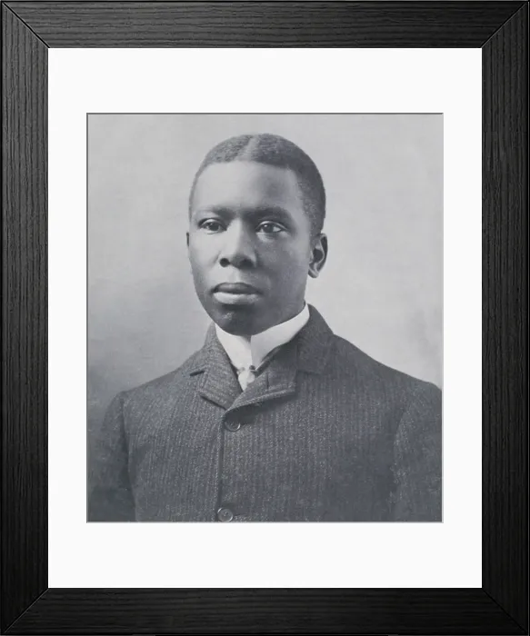 Framed Print : Poet Paul Dunbar (1872-1906), used African American dialect in his widely acclaimed works. Ca. 1900