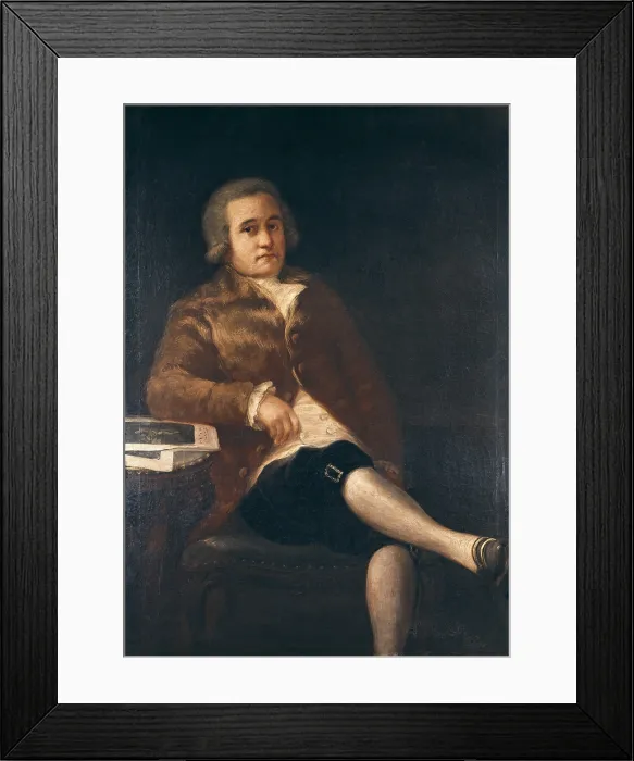 Framed Print : GOYA Y LUCIENTES, Francisco de (1746-1828). Juan Agustin CeAn Bermudez. 1792-1793. Oil on canvas. Private Collection. - CAGP / Iberfoto / Everett Collection (134501)**US SALES ONLY**