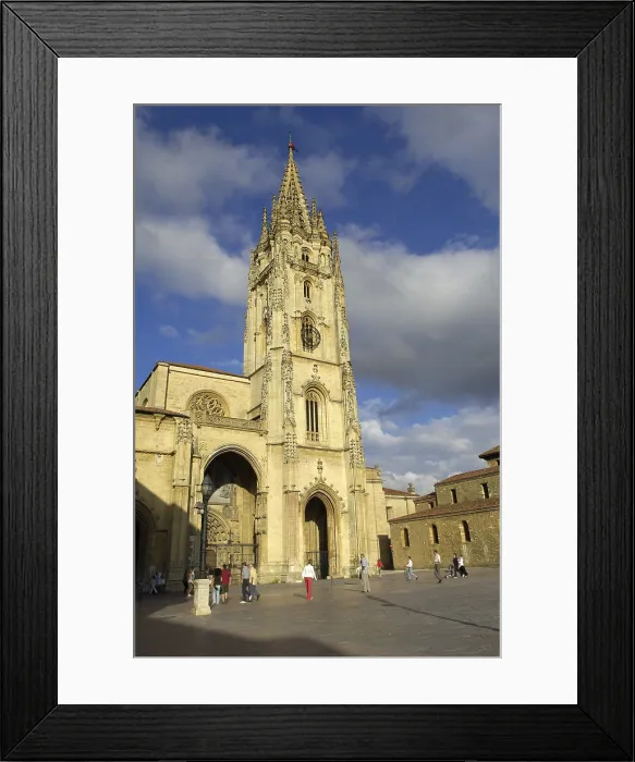Framed Print : SPAIN. Oviedo. Cathedral of San Salvador. Gothic. Gothic art. Rafa Prez / AISA / Everett Collection (188131)**US SALES ONLY**