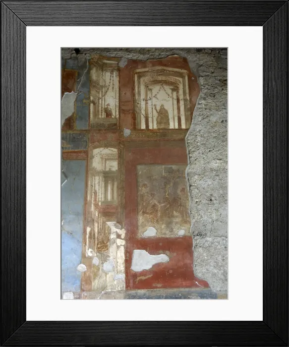 Framed Print : ITALY. Pompeii. Roman art. Early Empire. Fresco. Rafa Prez / AISA / Everett Collection (185706)**US SALES ONLY**