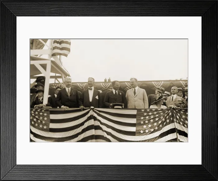 Framed Print : James M. Cox (standing, third from left), and Alfred E Framed Print : James M. Cox (standing, third from left), and Alfred E