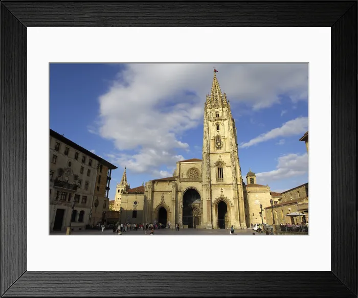 Framed Print : SPAIN. Oviedo. Cathedral of San Salvador. Gothic art. Rafa Prez / AISA / Everett Collection (188129)**US SALES ONLY**