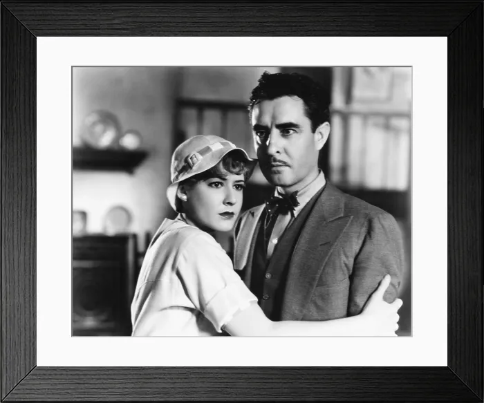 Framed Print : FAST WORKERS, from left, Mae Clarke, John Gilbert, 1933