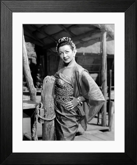 Framed Print : FAIR WIND TO JAVA, Vera Ralston, (aka Vera Hruba Ralston), 1953