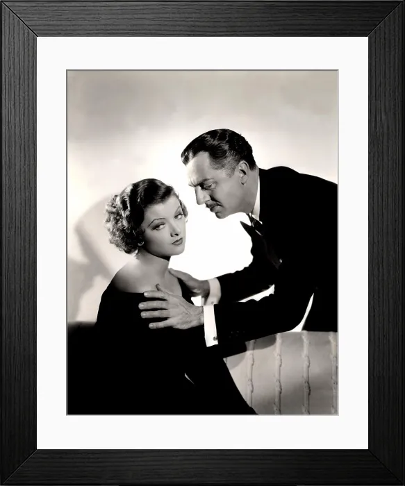Framed Print : EVELYN PRENTICE, Myrna Loy, William Powell, 1934 Framed Print : EVELYN PRENTICE, Myrna Loy, William Powell, 1934