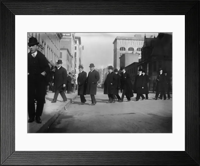 Framed Print : Harry Thaw murder trial jury in New York. Thaw had two trials for Stanford White's murder