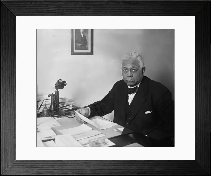 Framed Print : Oscar DePriest (1871-1951), served as the first African American ever elected to Congress from a Northern state from 1929-34. May 1929 Framed Print : Oscar DePriest (1871-1951), served as the first African American ever elected to Congress from a Northern state from 1929-34. May 1929