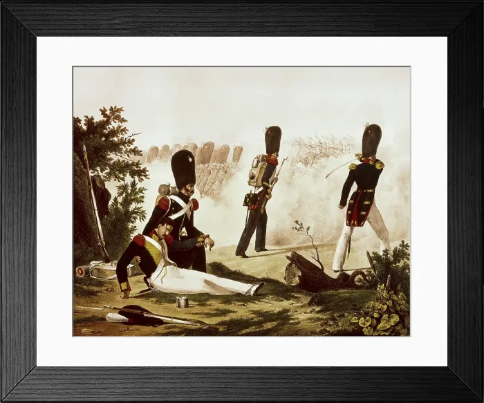 Framed Print : Spanish Army. Province Grenadiers of the Royal Guard. Picture of the 'Coleccin de uniformes del Ejercito Espaol', by the Marquis of Zambrano. Litography. SPAIN. Madrid Framed Print : Spanish Army. Province Grenadiers of the Royal Guard. Picture of the 'Coleccin de uniformes del Ejercito Espaol', by the Marquis of Zambrano. Litography. SPAIN. Madrid