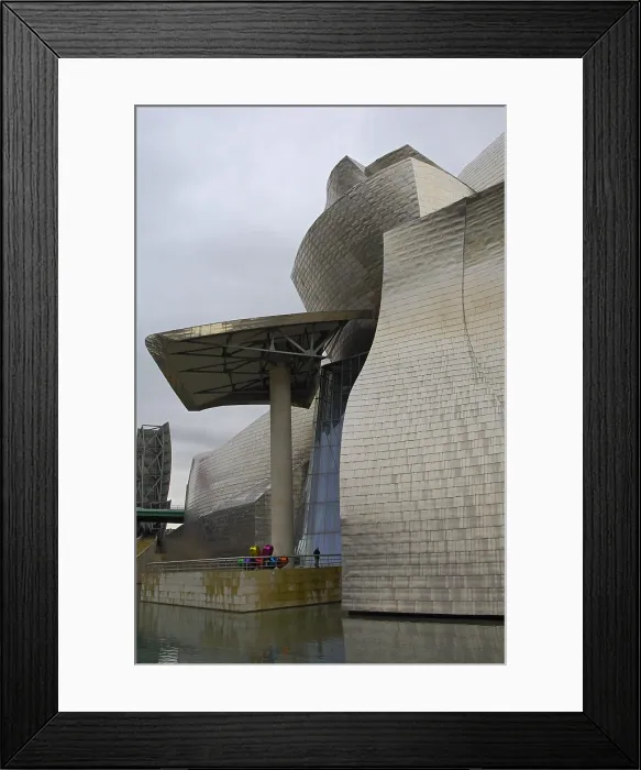 Framed Print : SPAIN. Bilbao. Guggenheim Museum Bilbao. Exterior sight. Architecture. Rafa Prez / AISA / Everett Collection - Image has fine art copyright