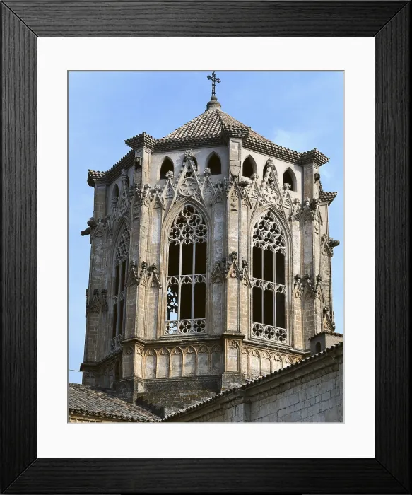 Framed Print : SPAIN. Vimbodi. Monastery of Poblet. Dome of the church (14th c.). Gothic art. Architecture. - J. Bedmar / Iberfoto / Everett Collection (501293)**US SALES ONLY**