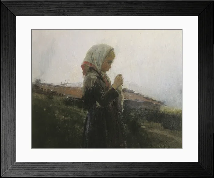 Framed Print : BAIXERAS i VERDAGUER, Dionis (1862-1943). Haciendo media. 1888. Central detail. Romanticism. Orientalism. Oil on canvas. SPAIN. Barcelona. National Art Museum of Catalonia. - P Framed Print : BAIXERAS i VERDAGUER, Dionis (1862-1943). Haciendo media. 1888. Central detail. Romanticism. Orientalism. Oil on canvas. SPAIN. Barcelona. National Art Museum of Catalonia. - P