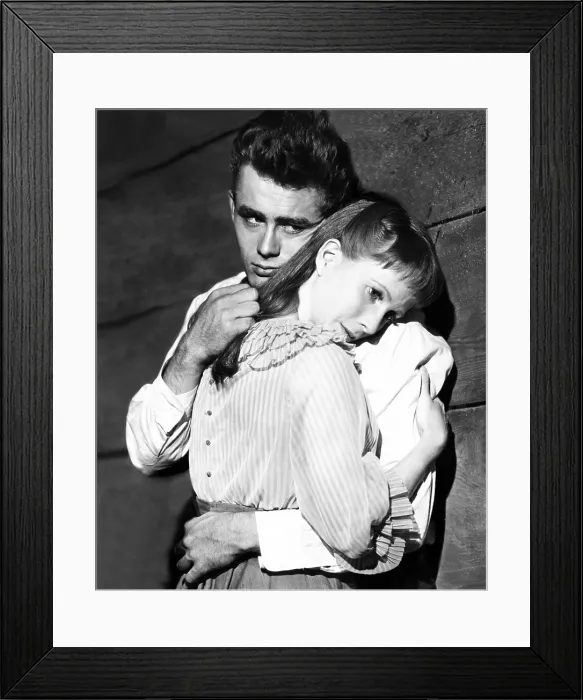 Framed Print : EAST OF EDEN, James Dean, Julie Harris, 1955