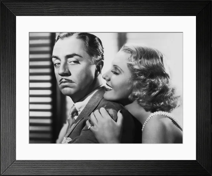 Framed Print : THE EX-MRS. BRADFORD, from left: William Powell, Jean Arthur, 1936