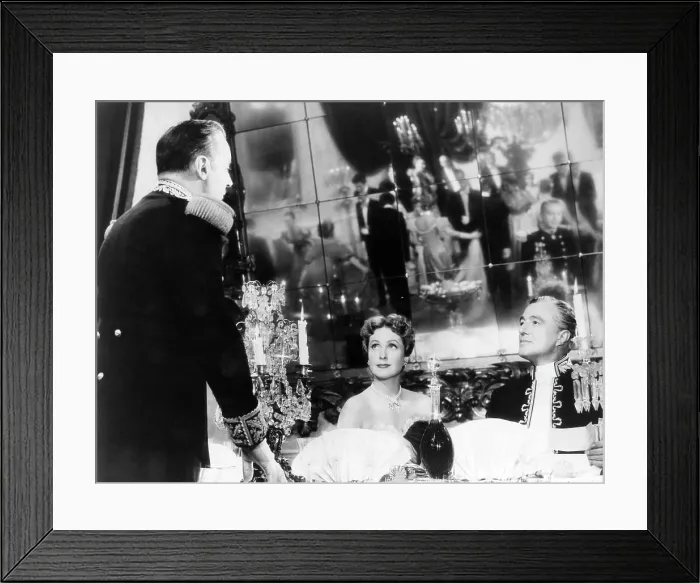 Framed Print : MADAME DE... (aka THE EARRINGS OF MADAME DE...), Charles Boyer, Danielle Darrieux, Vittorio De Sica, 1953 Framed Print : MADAME DE... (aka THE EARRINGS OF MADAME DE...), Charles Boyer, Danielle Darrieux, Vittorio De Sica, 1953