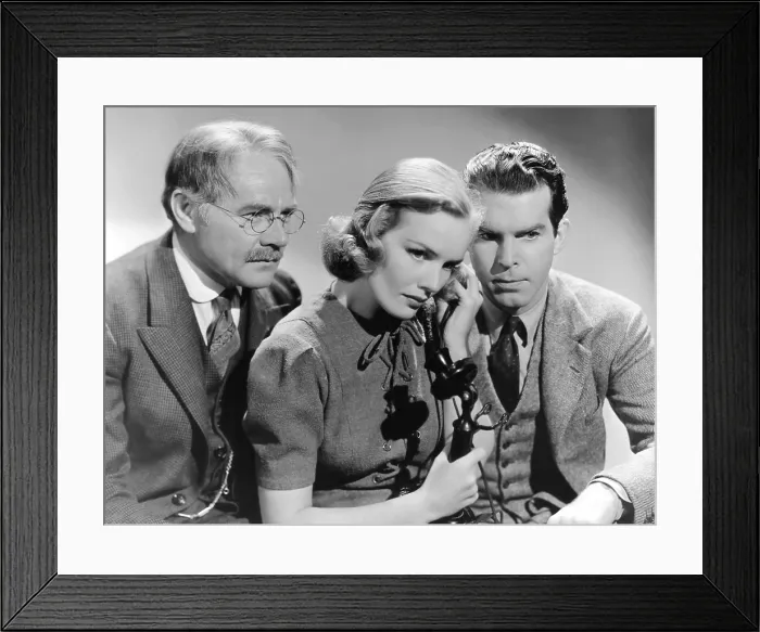 Framed Print : EXCLUSIVE, from left: Charles Ruggles, Frances Farmer, Fred MacMurray, 1937 Framed Print : EXCLUSIVE, from left: Charles Ruggles, Frances Farmer, Fred MacMurray, 1937